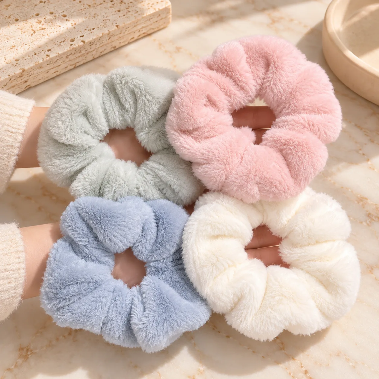 Pastel Scrunchies
