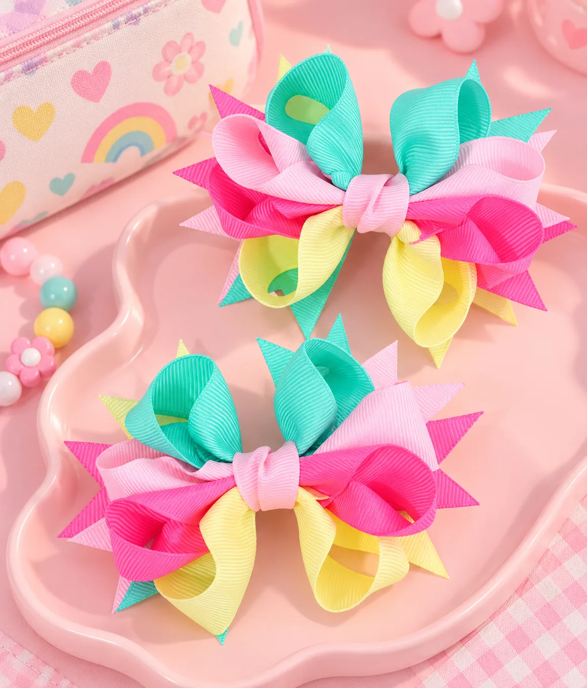 Cotton Candy Bows