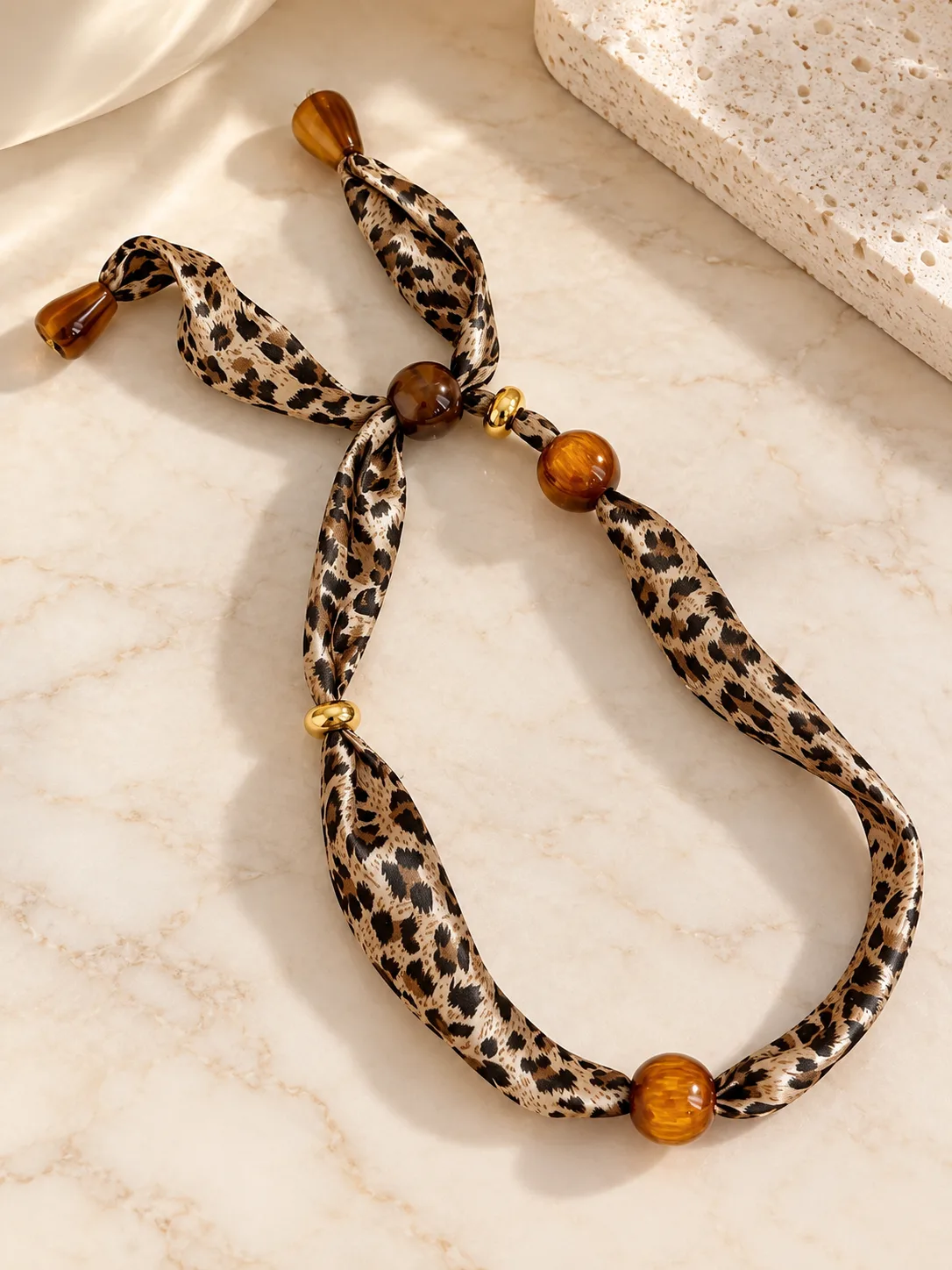 Leopard Silk Scarf