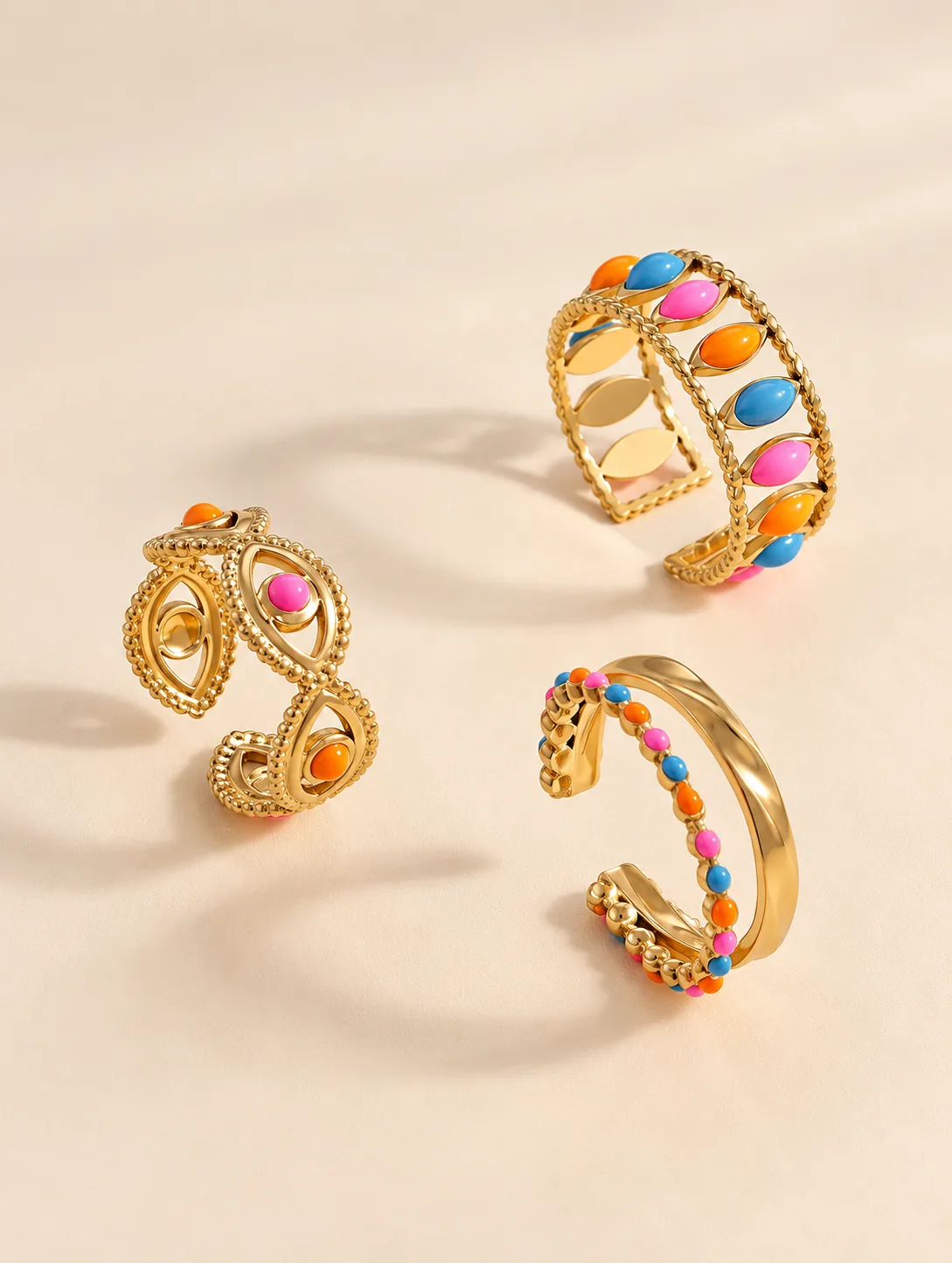 Pop Color Ring Set