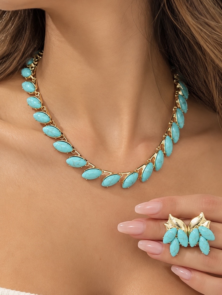 Turquoise Bloom Set