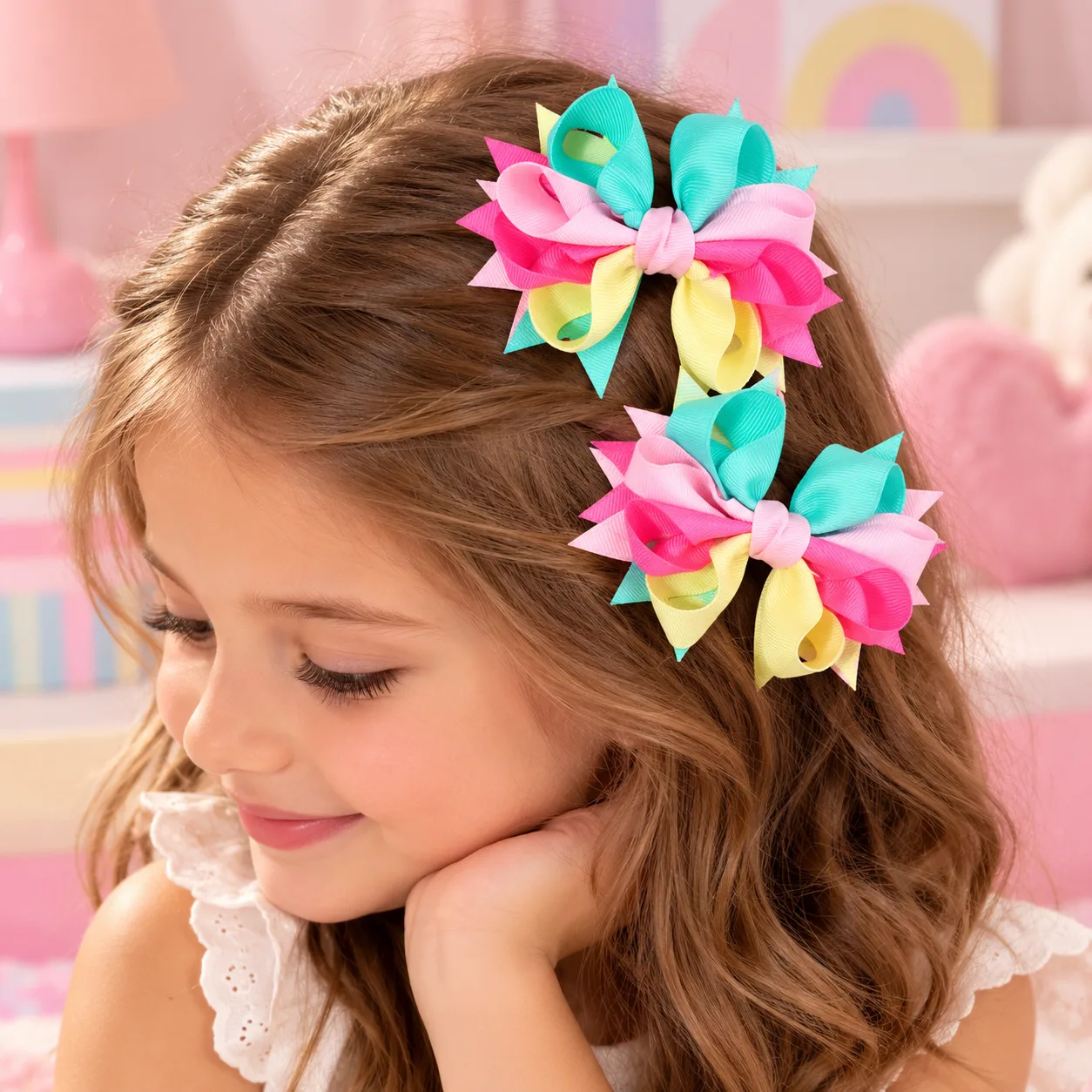 Cotton Candy Bows
