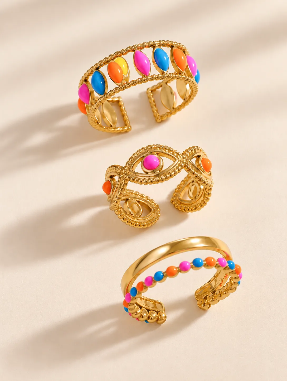 Pop Color Ring Set